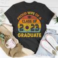 Sonnenblume Senior Proud Wife Class Of 2023 Graduate Vintage T-Shirt Lustige Geschenke
