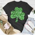 St Patricks Day Girls Bling Lucky Shamrock School T-shirt Personalized Gifts