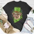 St Patricks Day Pug Puppy Dog Lover Dog T-Shirt Funny Gifts