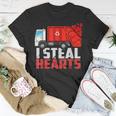 I Steal Hearts Garbage Truck Valentines Day Toddler Boys V2 T-Shirt Funny Gifts