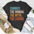 Summer The Woman The Myth The Legend First Name Summer Unisex T-Shirt Funny Gifts