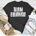 Team Eleanor Daughter Granddaughter Wife Mom Sports Name T-shirt Funny Gifts