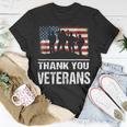 Thank You Military Veterans Veterans Day Unisex T-Shirt Unique Gifts