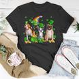 Three St Patricks Day Dogs Beagle Pug French Bulldog Lover T-Shirt Funny Gifts