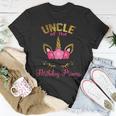 Uncle Of The Birthday Princess Floral Unicorn Unisex T-Shirt Unique Gifts