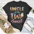 Uncle Of The Two Sweet Birthday Girl Ice Cream Lovers 2Nd Unisex T-Shirt Unique Gifts