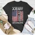 United States Army Grandpa American Flag For Veteran Gift Unisex T-Shirt Unique Gifts