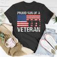Usa United States Military Family Proud Son Of A Veteran T-Shirt Funny Gifts