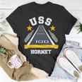 Uss Hornet Aircraft Carrier Military Veteran T-Shirt Funny Gifts