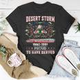 Veteran Desert StormVeteran Proud For Fathers Day T-Shirt Funny Gifts