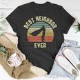 Vintage Best Neighbor Ever Superhero Fun Gift Graphic Gift For Mens Unisex T-Shirt Funny Gifts