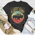 Vintage Buffalo Wild Animal I Do Not Pet Fluffy Cows I Bison Unisex T-Shirt Unique Gifts