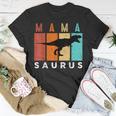 Vintage Mamasaurus Family Mama Saurus Dinosaurs Grandma Grab Unisex T-Shirt Unique Gifts