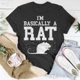 Vintage Rattenliebhaber T-Shirt, Nagerbesitzer Maus Motiv Lustige Geschenke
