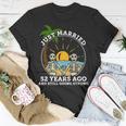 Wedding Anniversary Couple Married 52 Years Ago Skeleton T-Shirt Funny Gifts