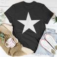 White Star On Front Unisex T-Shirt Unique Gifts