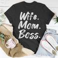 Wife Mom Boss Mama Mutter Muttertag T-Shirt Lustige Geschenke