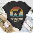 Yorkipoo Dad For Men Yorkipoo Dog Lovers Vintage Dad T-Shirt Funny Gifts