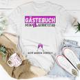 18 Geburtstag Gästebuch 18 Jahre Geburtstagsgeschenk Gast T-Shirt Lustige Geschenke