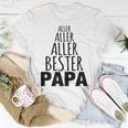 Allerbester Papa T-Shirt, Vatertag & Geburtstag Geschenkidee Lustige Geschenke