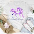 Believe In Magic Einhorn-T-Shirt, Vintage-Fantasiekunst für Pferdefans Lustige Geschenke