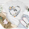 Best Kk Ever Heart Flower Blessed Grandma Mothers Day Unisex T-Shirt Funny Gifts