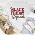 Black Friday Squad Buffalo Plaid Leopard Printed Gift Unisex T-Shirt Unique Gifts