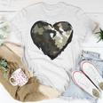 Camo Print Heart Valentines Day Military Men Women T-shirt Funny Gifts