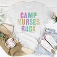 Camp Nurses Rocks Funny Camping Medical Crew Unisex T-Shirt Funny Gifts