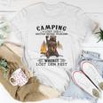 Camping und Whiskey T-Shirt, Lustige Outdoor Abenteuer Sprüche Lustige Geschenke