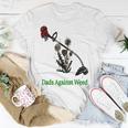 Dads Against Weed Gardening Lawn Mowing Fathers T-shirt Funny Gifts