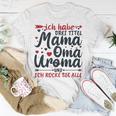 Damen T-Shirt Mama Oma Uroma - Ich rocke alle Titel! Lustige Geschenke