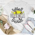 Funny Softball Baseball Grandma Happy Mothers Day Unisex T-Shirt Unique Gifts