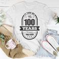 Geburtstagsgeschenke Zum 100 Geburtstag Für Oma 100 Jahre V2 T-Shirt Lustige Geschenke