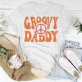 Groovy Daddy 70S Aesthetic Nostalgia 1970S Retro Dad T-Shirt Funny Gifts