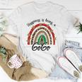 Happiness Is Being A Gogo Rainbow Grandma Gift Unisex T-Shirt Unique Gifts