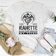 Jeanette Blood Runs Through My Veins Unisex T-Shirt Funny Gifts