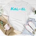 Kal El Typo Design Unisex T-Shirt Unique Gifts