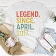 Kids 6 Year Old Legend Since April 2017 6Th Birthday Unisex T-Shirt Unique Gifts