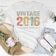 Kids 7 Year Old Gifts Vintage 2016 Limited Edition 7Th Birthday Unisex T-Shirt Unique Gifts