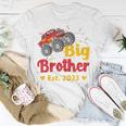 Kids Big Brother Est 2023 Monster Truck Baby Announcement Unisex T-Shirt Unique Gifts