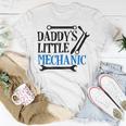 Kids Daddys Little Mechanic Son Gift Mechanic Baby Boy Outfit Unisex T-Shirt Unique Gifts