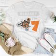 Kinder Braaaap Im 7 Dirt Bike Motocross 7 Geburtstag T-Shirt Lustige Geschenke