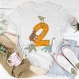 Kinder Geburtstags 2 Jahre Junge Dinosaurier Dino T-Shirt Lustige Geschenke