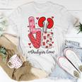 Love Dialysis Crew Valentines Nurse Family Group Nursing T-Shirt Funny Gifts