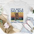 Mens Its Not A Dad Bod Its A Father Figure Funny Bear Camping Unisex T-Shirt Unique Gifts