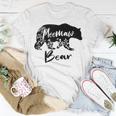 Mothers Day Gifts Cute Floral Meemaw Bear For Mom Gift For Womens Unisex T-Shirt Unique Gifts