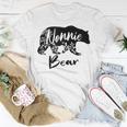 Mothers Day Gifts Cute Floral Nonnie Bear For Mom Gift For Womens Unisex T-Shirt Unique Gifts