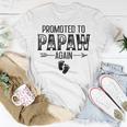 Promoted To Papaw Again Vintage Fathers Day For Dad T-Shirt Funny Gifts
