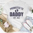 Promoted To Daddy Est 2023 For Dad New Baby Unisex T-Shirt Unique Gifts